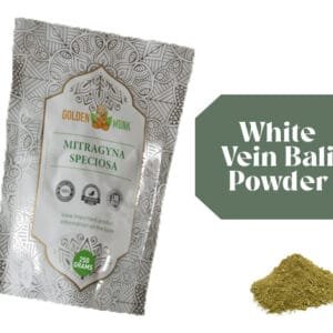 Golden Monk White Vein Bali Kratom Powder