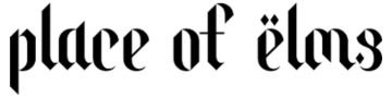 Place of Ëlms Logo